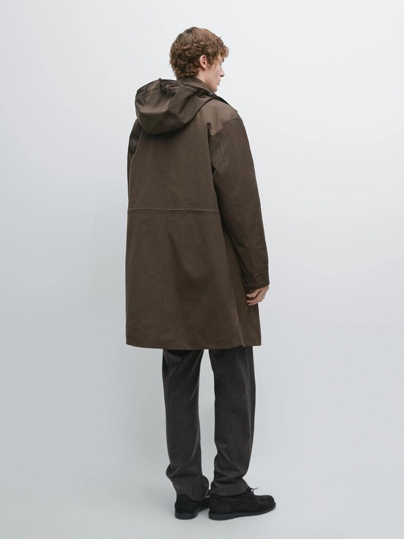 Длинная техническая парка с съемным интерьером