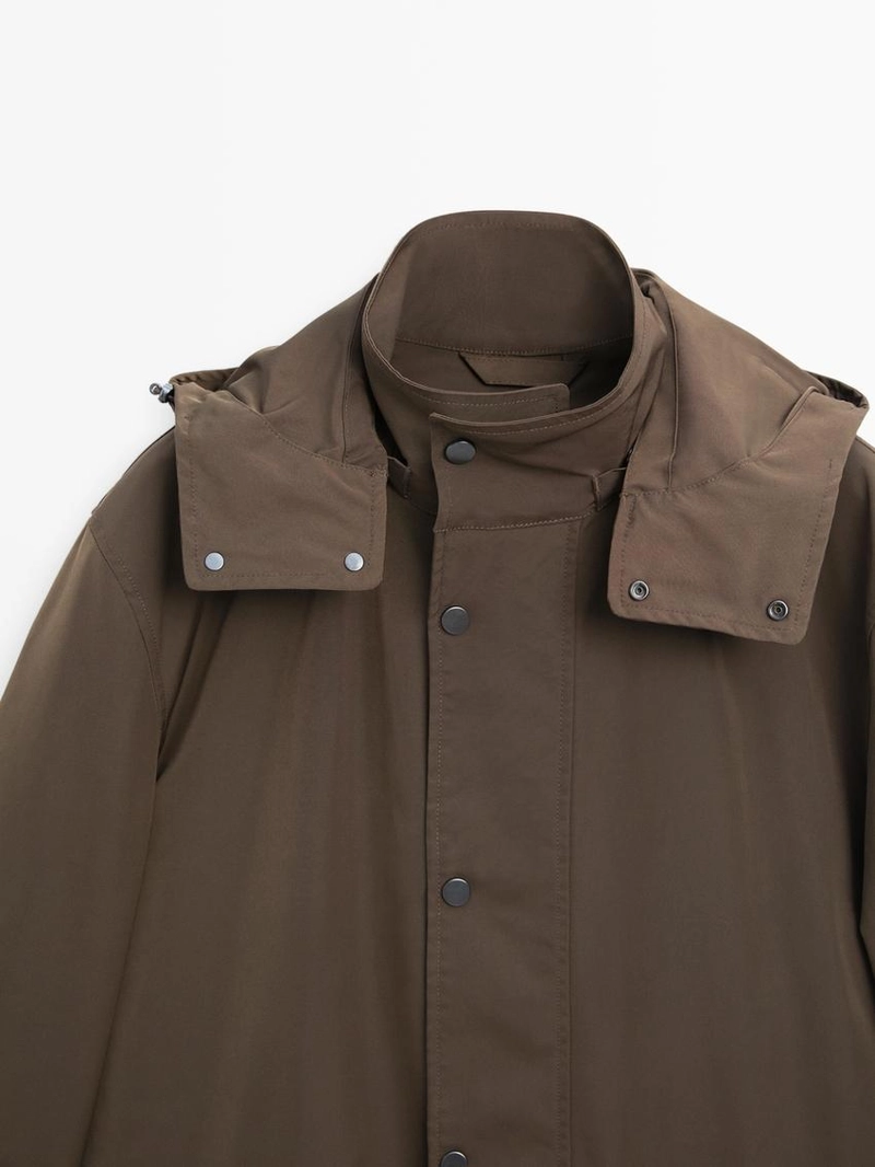 Длинная техническая парка с съемным интерьером