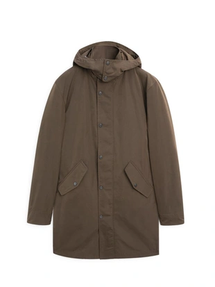 CAREY|3109/443 - Massimo Dutti Длинная техническая парка с съемным интерьером