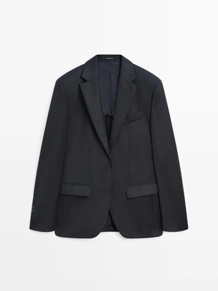 Купить Massimo Dutti Американский костюм из шерстяной смеси фланели