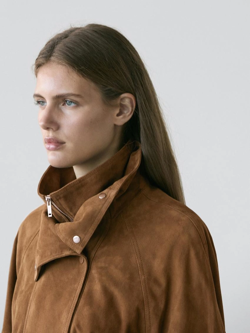 Замшевый пиджак с пуговицами