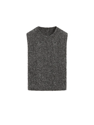 Жилет из альпакиевой смеси- Заказать в России