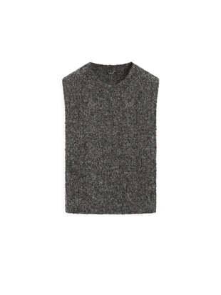 Жилет из альпакиевой смеси- Заказать в России