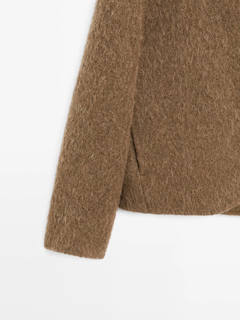 Куртка из мягкой альпакиевой шерсти