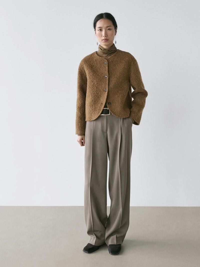 Куртка из мягкой альпакиевой шерсти