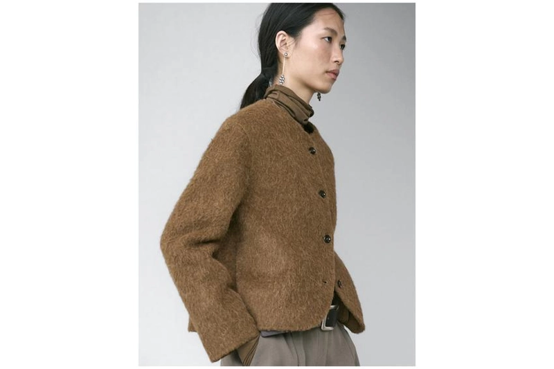 Куртка из мягкой альпакиевой шерсти