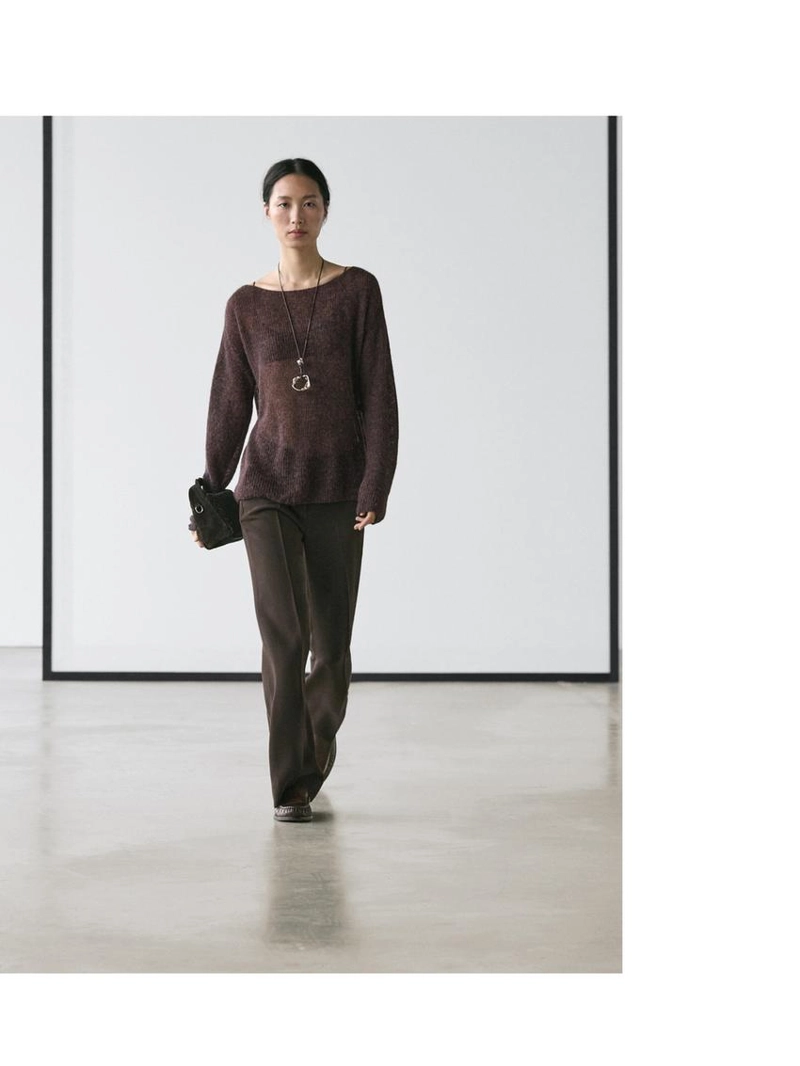 Свитер из альпаки и шерсти