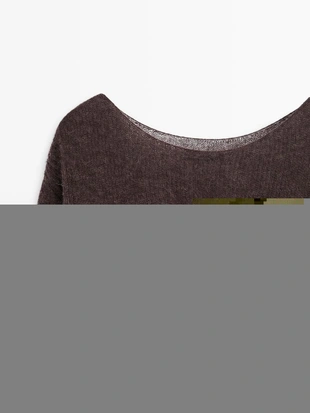 Свитер из альпаки и шерсти- Заказать в России