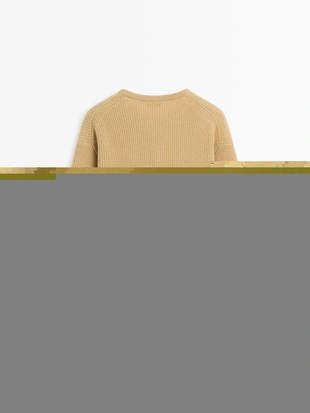 Трикотажный свитер из шерстяной смеси- Заказать в России