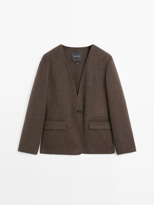 Пиджак из шерстяной смеси- Заказать в России