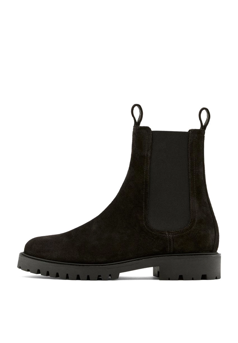 Сапоги chelsea из разделанной кожи до колена