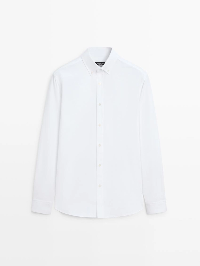 Рубашка из 100% хлопка оксфорд