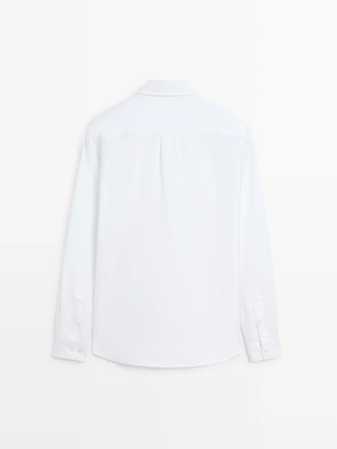 Рубашка из 100% хлопка оксфорд- Заказать в России