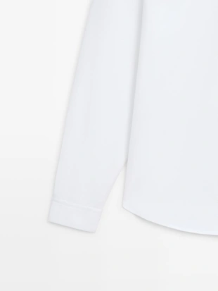 Рубашка из 100% хлопка оксфорд- Заказать в России