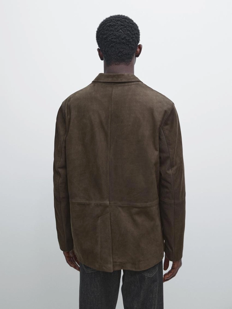 Замшевый блейзер