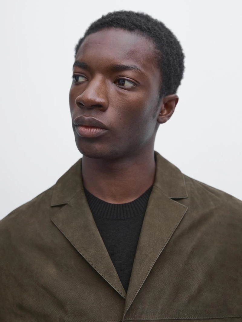 Замшевый блейзер