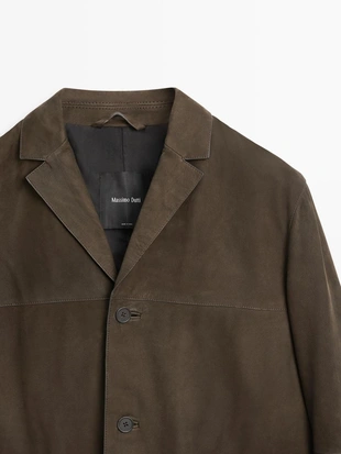 Замшевый блейзер- Заказать в России