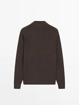 Вязанный свитер из хлопкового микса с макдональдом- Заказать в России