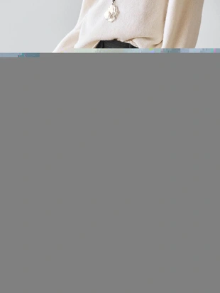 Полупрозрачные широкие брюки из шерстяной смеси в полоску- Заказать в России