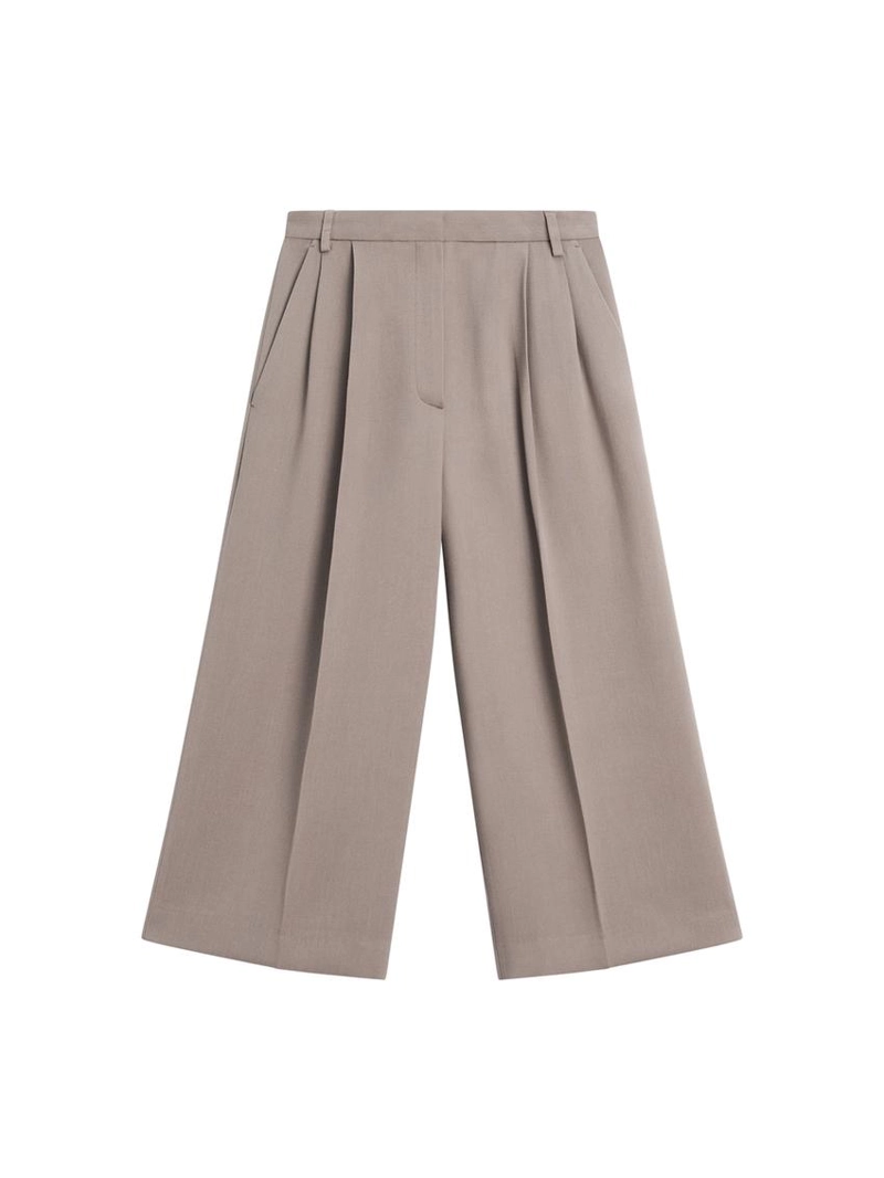 Потрясающие длинные широкие бермуды на завышенной талии