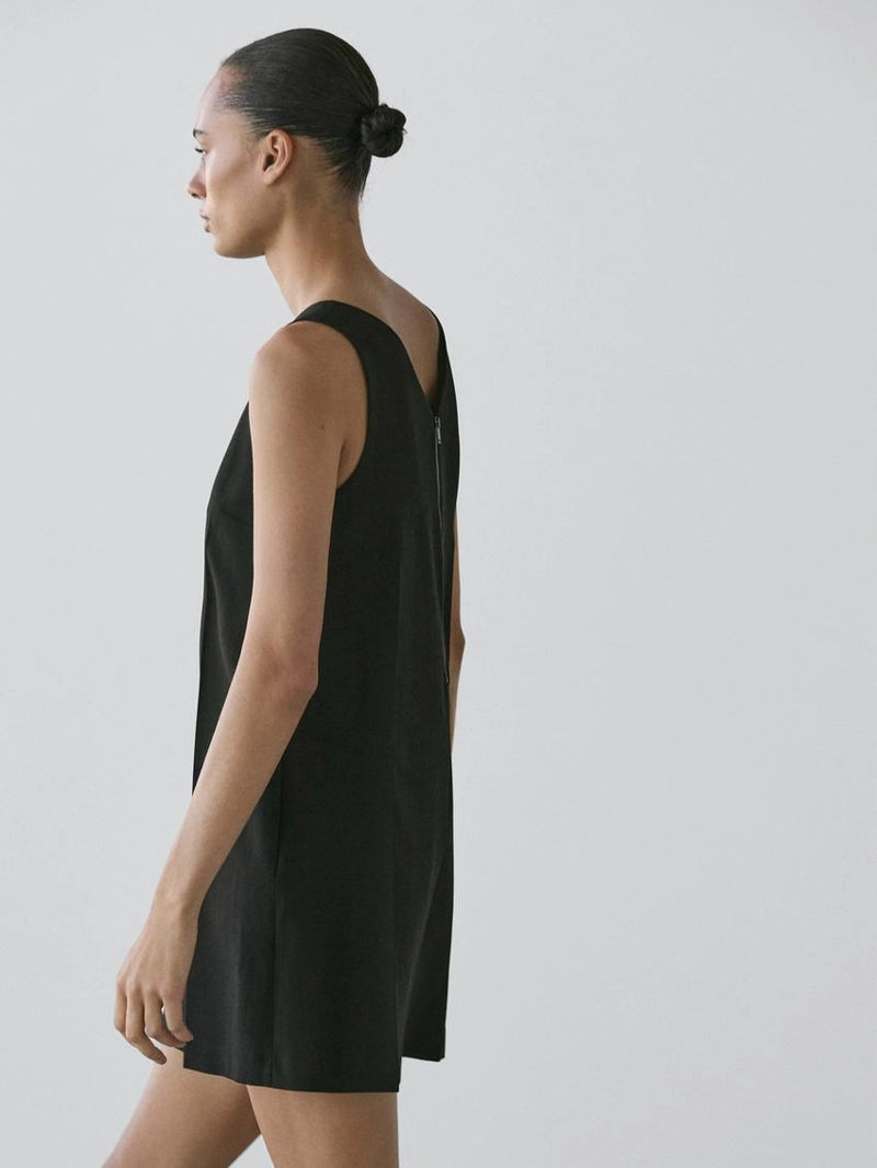 Мини-платье из шерстяной смеси