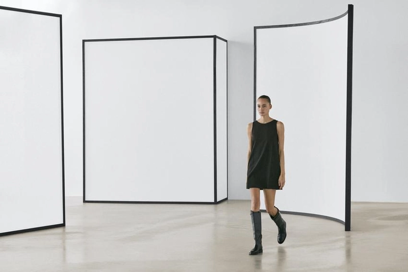 Мини-платье из шерстяной смеси