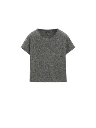 Купить Massimo Dutti Короткий вязаный свитер из альпаки и шерсти