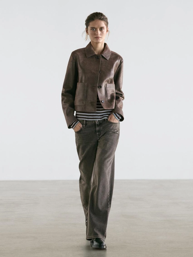 Куртка из замши