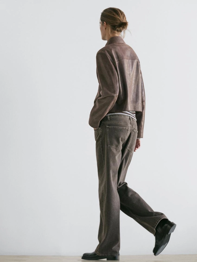 Куртка из замши