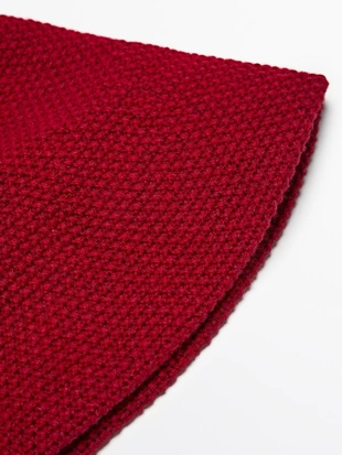 BROWN | 4613/735/700 - Massimo Dutti Шапка из вязаного шерстяного микса