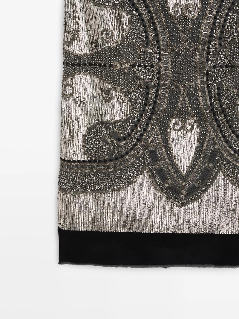 Платье-бюстье с вышивкой - studio