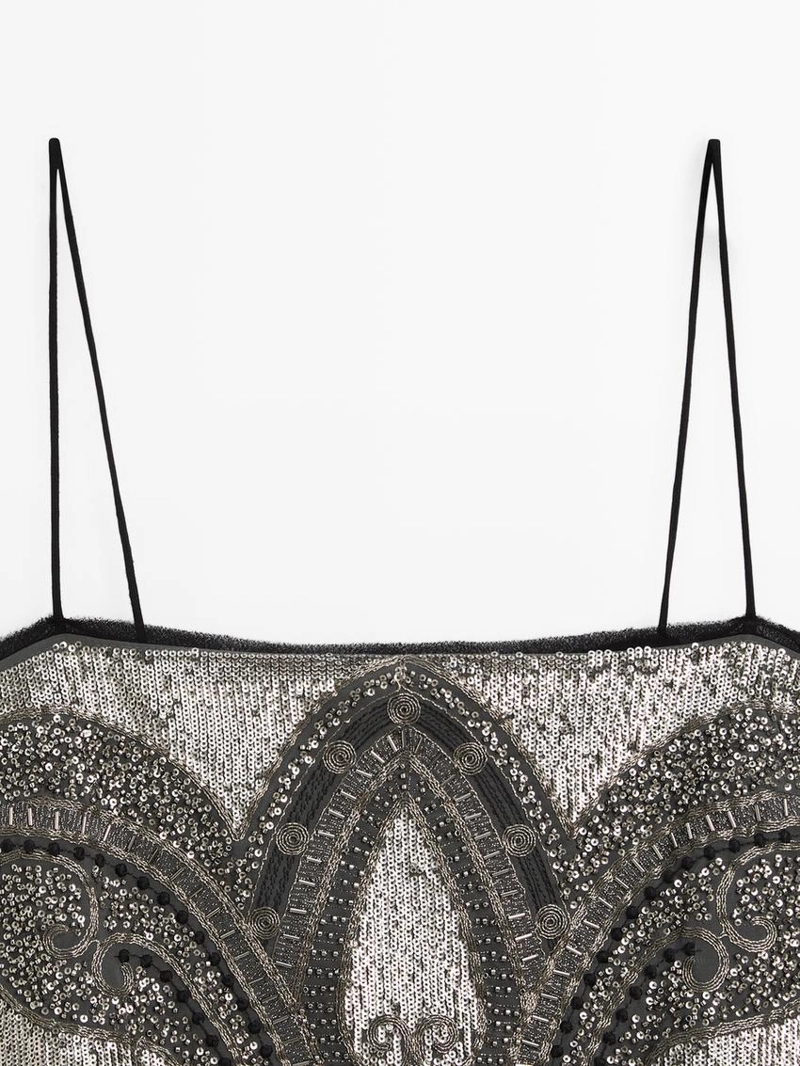 Платье-бюстье с вышивкой - studio