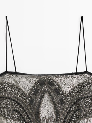 Платье-бюстье с вышивкой - STUDIO- Заказать в России