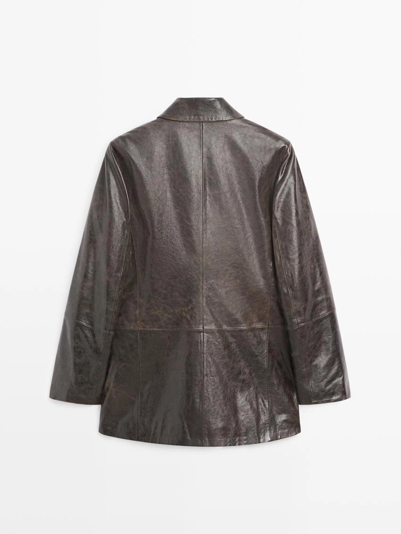 Жакет из овечьей кожи с покрытием нубук - studio