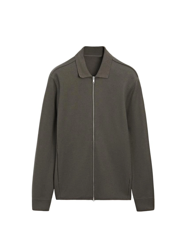 Куртка с застежкой-молнией и деталями воротника