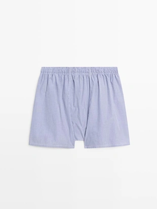 100% хлопковые полосатые боксеры- Заказать в России