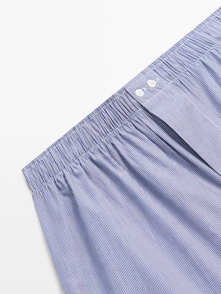 100% хлопковые полосатые боксеры- Заказать в России