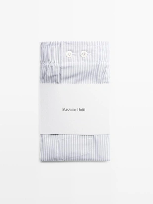 Хлопковые полосатые боксеры 100%- Заказать в России