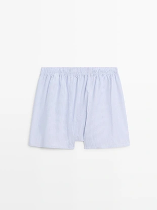 Боксеры в полоску из 100% хлопка- Заказать в России