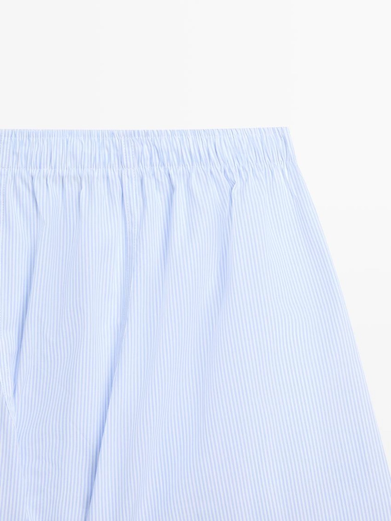 Хлопковые полосатые боксеры 100%