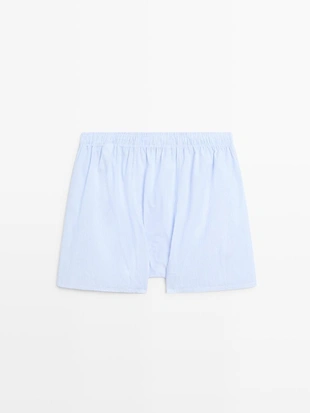 Хлопковые полосатые боксеры 100%- Заказать в России