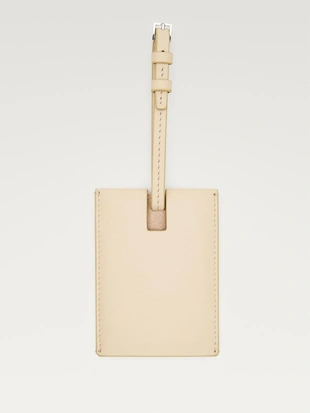SILVER | 4664/630/808 - Massimo Dutti Багажная бирка из натуральной кожи наппа