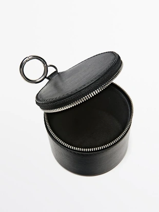 Сумка из овечьей кожи с отделкой нубук, с кристаллами- Заказать в России