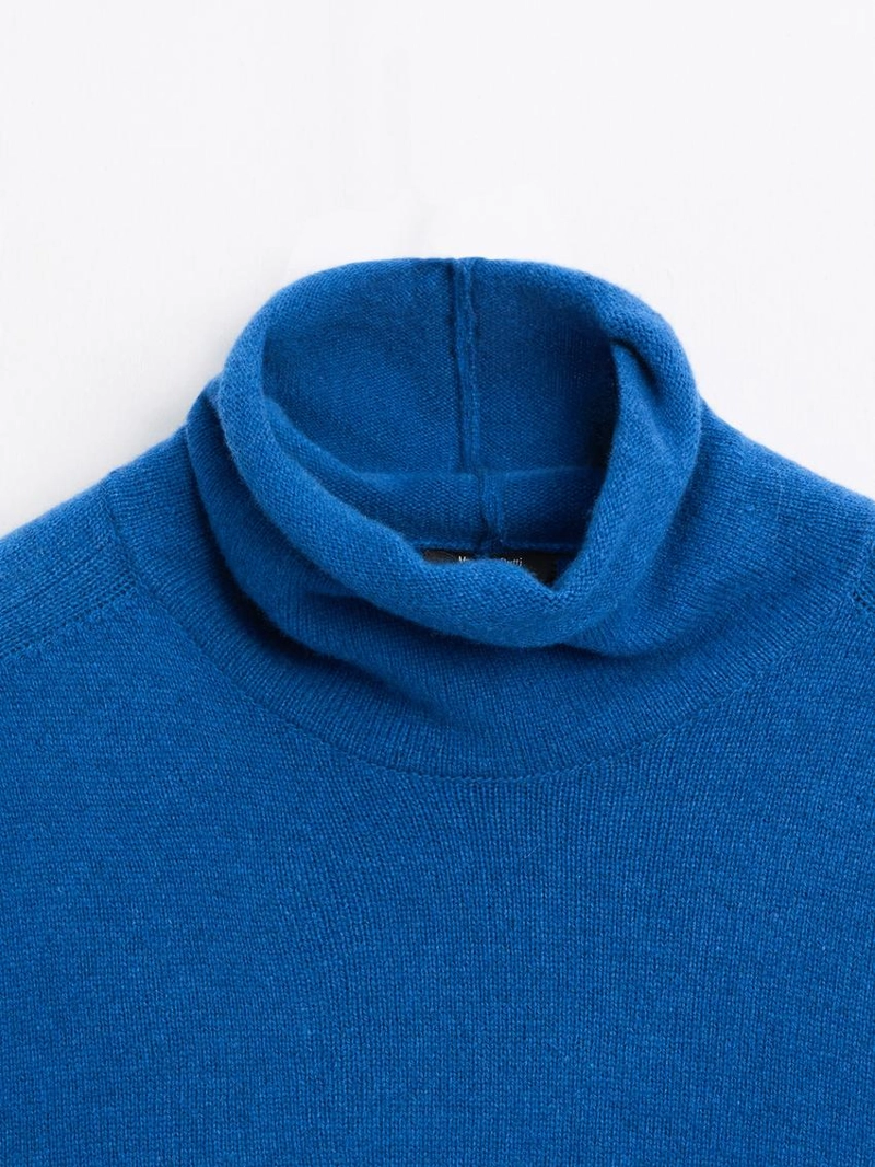 Свитер из шерстяной смеси с высоким воротником