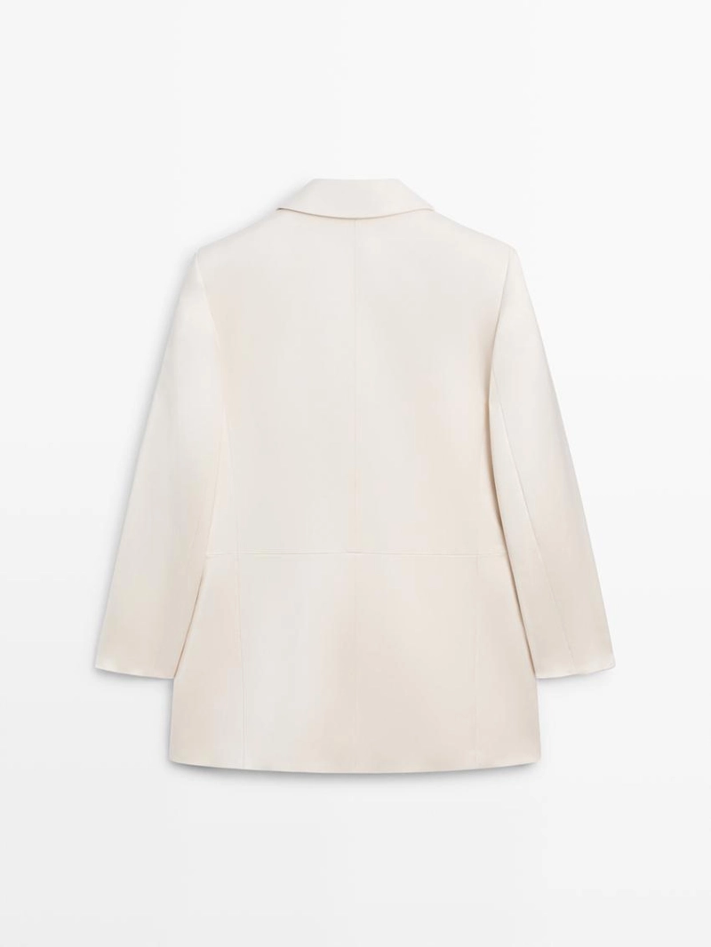 Пиджак из атласа с пуговицами - studio