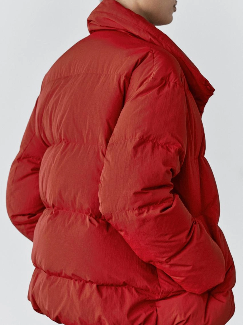 Пуховик с утеплителем из пуха и пера