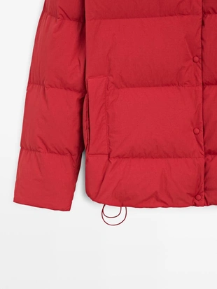 Пуховик с утеплителем из пуха и пера- Заказать в России