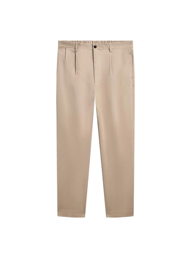 Брюки из смесового хлопка с линиями стрелок