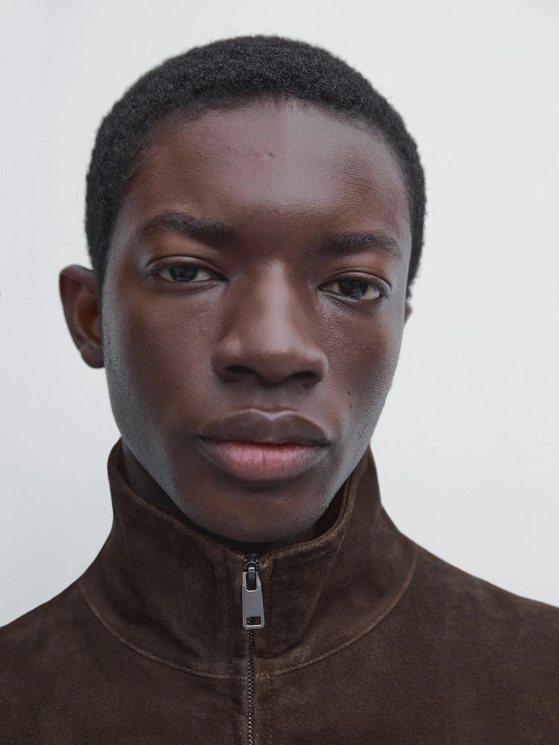 Куртка из замши