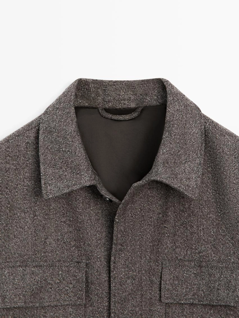 Кардиган из шерстяной смеси в двубортном исполнении